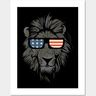 American King Lion Posters and Art